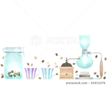 Coffee image illustration background Coffee image illustration background 65652076