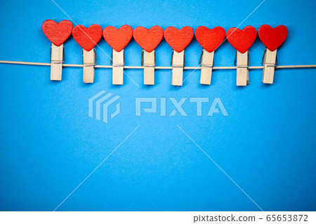 Valentine's day background. Empty place for copy space for text Valentine's day background. Empty place for copy space for text 65653872