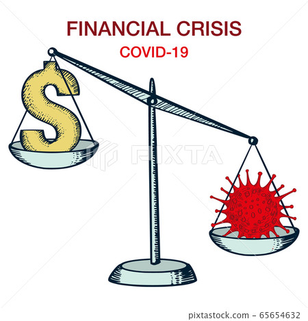 World Financial Economy Coronavirus Crisis Concept World Financial Economy Coronavirus Crisis Concept 65654632