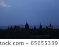 Bagan at dusk 65655339