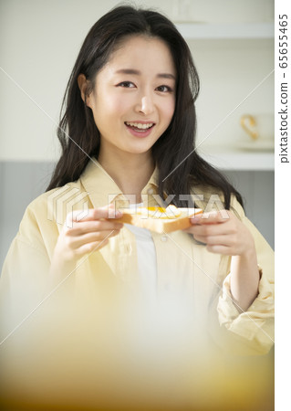 女人，做飯，食物 65655465