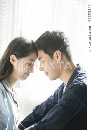 情侶,睡衣,面對 情侶,睡衣,面對 65655543