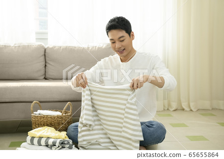 男人，洗，生活方式 65655864