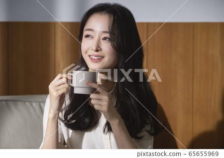 Woman, home work, reading Woman, home work, reading 65655969