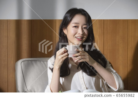 Woman, home work, reading Woman, home work, reading 65655982