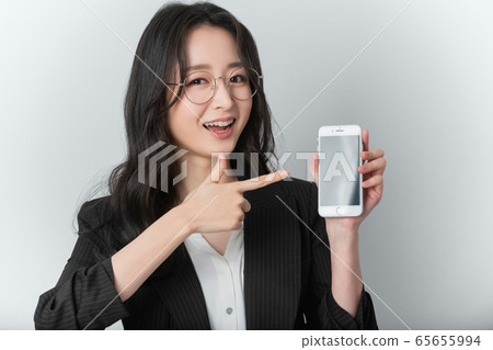 Woman, company, suit 65655994