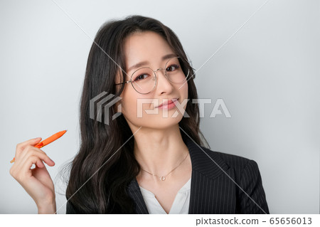Woman, company, suit 65656013