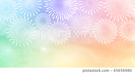 煙花夏季節日背景 65656980