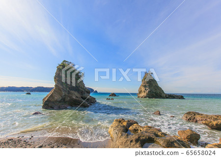 南房總市富浦町的Haimaiwa岩石和天空海岸 南房總市富浦町的Haimaiwa岩石和天空海岸 65658024