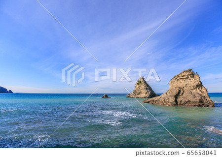 南房總市富浦町的Haimaiwa岩石和天空海岸 南房總市富浦町的Haimaiwa岩石和天空海岸 65658041