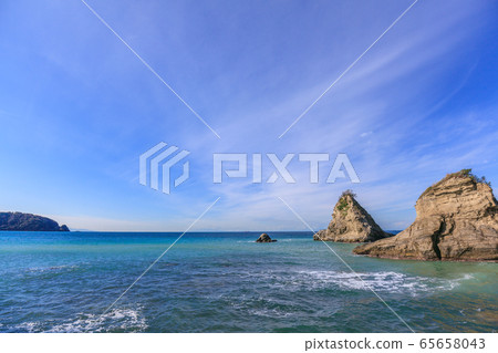 南房總市富浦町的Haimaiwa岩石和天空海岸 南房總市富浦町的Haimaiwa岩石和天空海岸 65658043