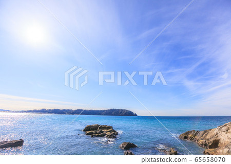 南房總市富浦町的Haimaiwa岩石和天空海岸 南房總市富浦町的Haimaiwa岩石和天空海岸 65658070