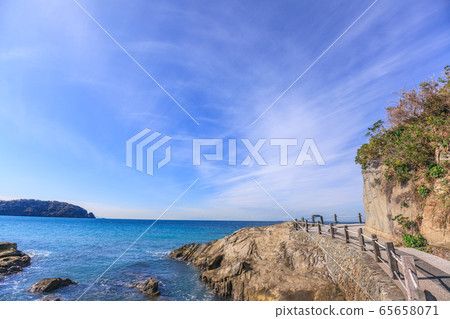 南房總市富浦町的Haimaiwa岩石和天空海岸 65658071