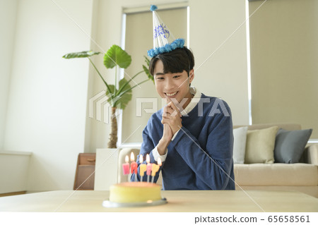 Single life concept, young cheerful Asian man's daily life 272 Single life concept, young cheerful Asian man's daily life 272 65658561