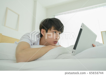 Single life concept, young cheerful Asian man's daily life 067 Single life concept, young cheerful Asian man's daily life 067 65658744
