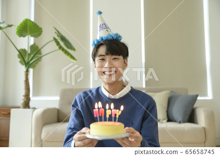 Single life concept, young cheerful Asian man's daily life 274 Single life concept, young cheerful Asian man's daily life 274 65658745