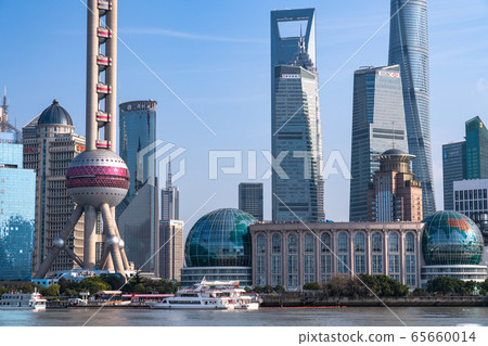<Shanghai> Shanghai skyscrapers, the center of the Chinese economy <Shanghai> Shanghai skyscrapers, the center of the Chinese economy 65660014