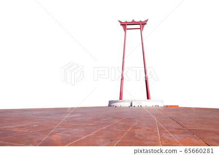 The Giant swing landmark in Bangkok,Thailand on 65660281