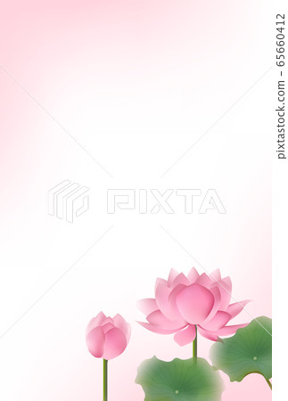 Lotus flower mourning background 65660412