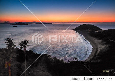 Evening view of Cape Irago at Magic Hour Evening view of Cape Irago at Magic Hour 65660472