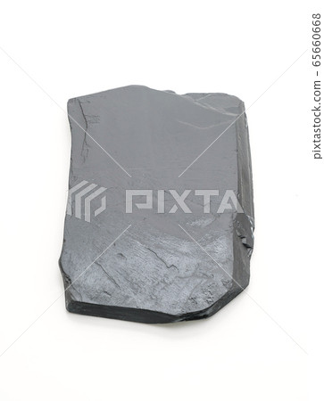 Slate plate on white background Slate plate on white background 65660668
