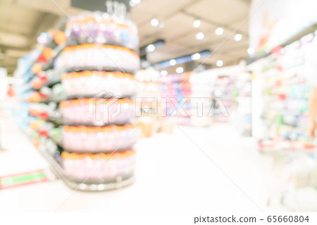 defocus blurred in supermarket defocus blurred in supermarket 65660804