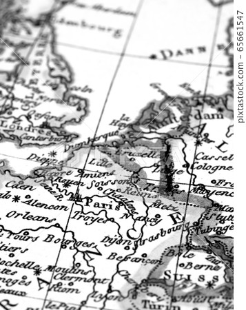 Antique World Map Baltic States 65661547