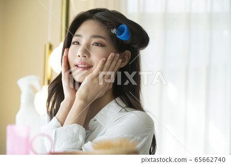 美麗，女人，頭髮 65662740