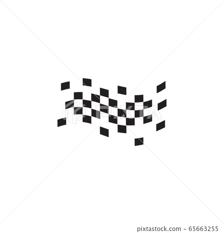 Race flag icon logo design Race flag icon logo design 65663255