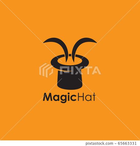 Magic hat icon logo design vector template 65663331
