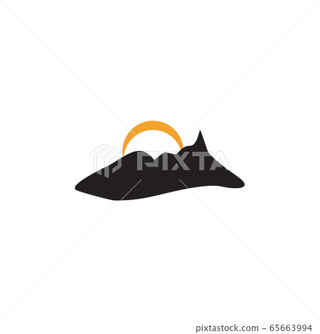 Mountain logo design vector template 65663994