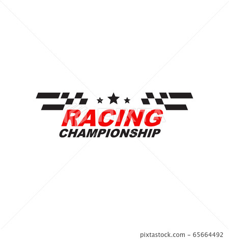 Race flag icon logo design vector illustration 65664492