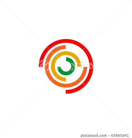 Rainbow logo icon design vector template Rainbow logo icon design vector template 65665041