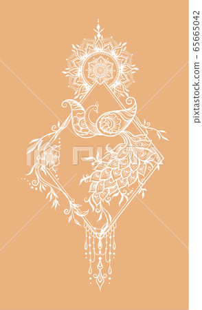 Eastern ethnic style compositions, mehendi. Eastern ethnic style compositions, mehendi. 65665042