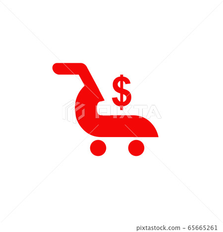 Shopping cart logo design vector template 65665261