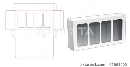 packaging box die cut template packaging box die cut template 65665400