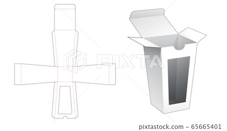 packaging box die cut template packaging box die cut template 65665401