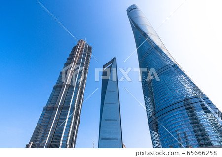 <Shanghai> Shanghai skyscrapers, the center of the Chinese economy 65666258