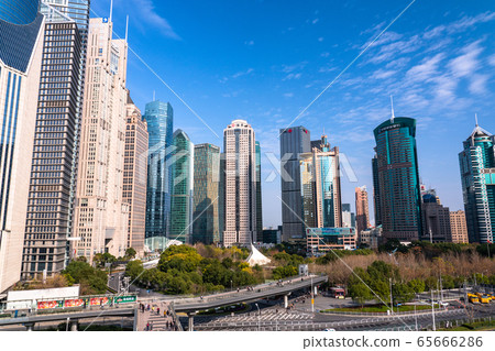 <Shanghai> Shanghai skyscrapers, the center of the Chinese economy <Shanghai> Shanghai skyscrapers, the center of the Chinese economy 65666286