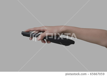 TV or video remote control close-up TV or video remote control close-up 65667059
