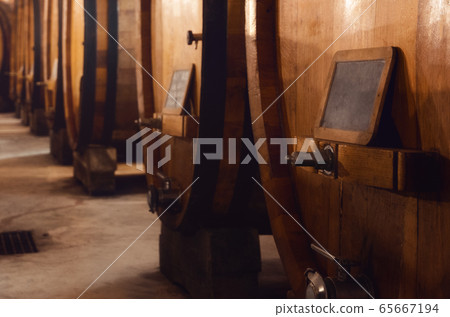 Historic cellar for the aging of barolo wine Historic cellar for the aging of barolo wine 65667194
