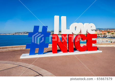 I Love Nice sign, France 65667879