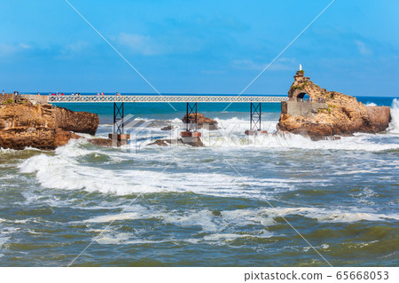 Virgin Rock in Biarritz, France 65668053