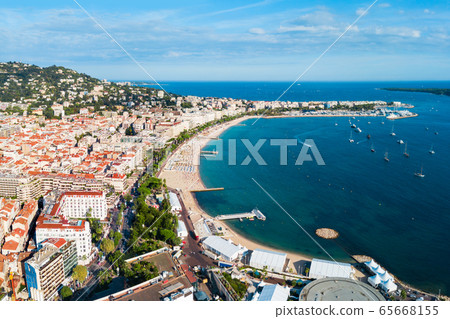 Cannes aerial panoramic view, France Cannes aerial panoramic view, France 65668155