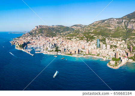 Monte Carlo, Monaco aerial view 65668184