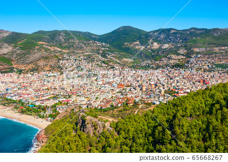 Alanya aerial panoramic view, Turkey Alanya aerial panoramic view, Turkey 65668267