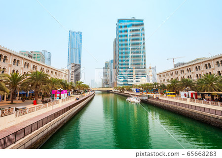 Sharjah city centre skyline, UAE Sharjah city centre skyline, UAE 65668283