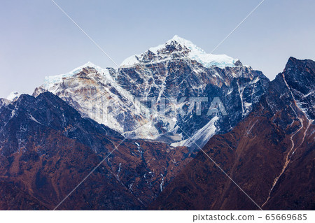 Mountain landscape in Everest region, Nepal Mountain landscape in Everest region, Nepal 65669685