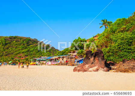 Beauty sand beach in Arambol, Goa Beauty sand beach in Arambol, Goa 65669693