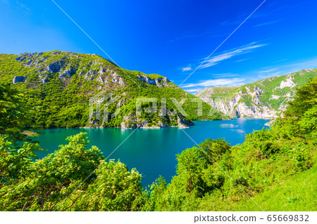 Lake Piva or Pivsko Jezero, Montenegro 65669832